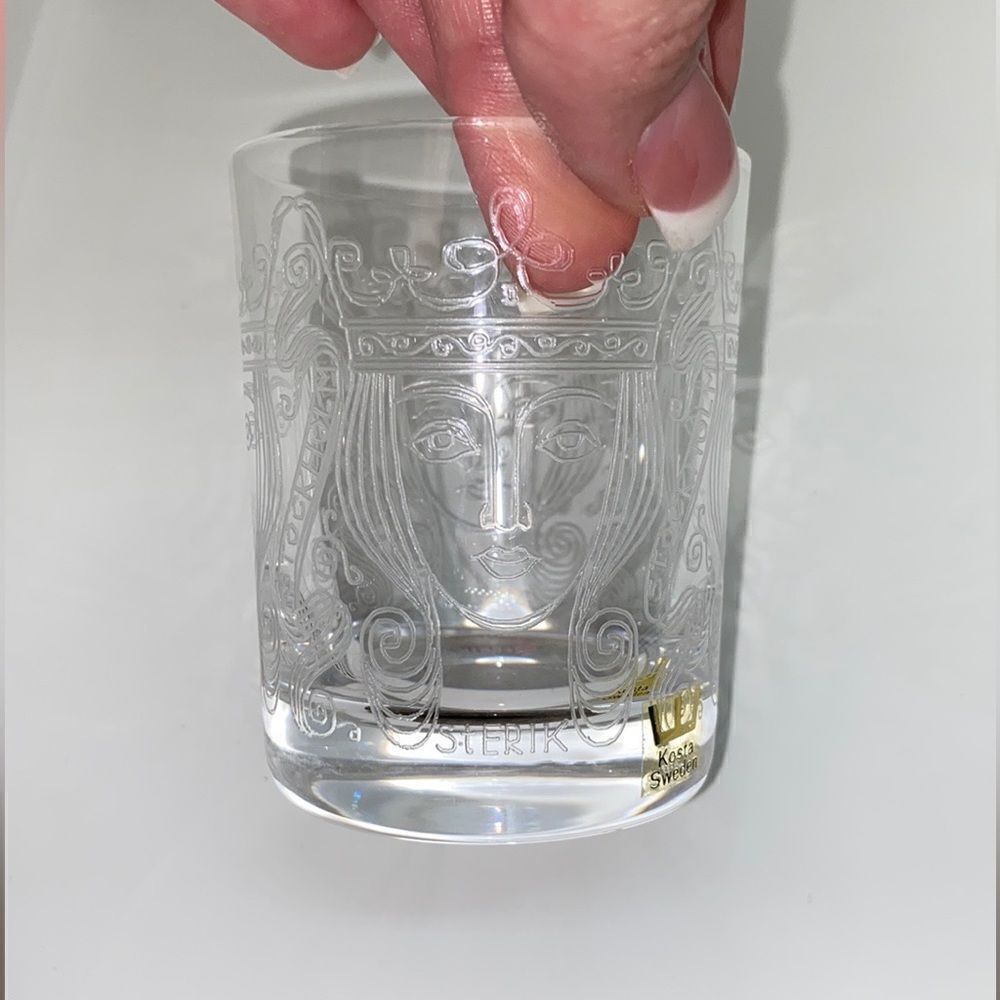 Kosta Boda Cocktail Glasses S:T ERIK design Vicke Lindstrand set of 2 glasses - Picture 8 of 8
